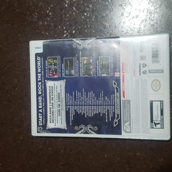 Rock Band 2 (Nintendo Wii, 2008) CIB with Manual Good Condition. Used. - Picture 3 of 3